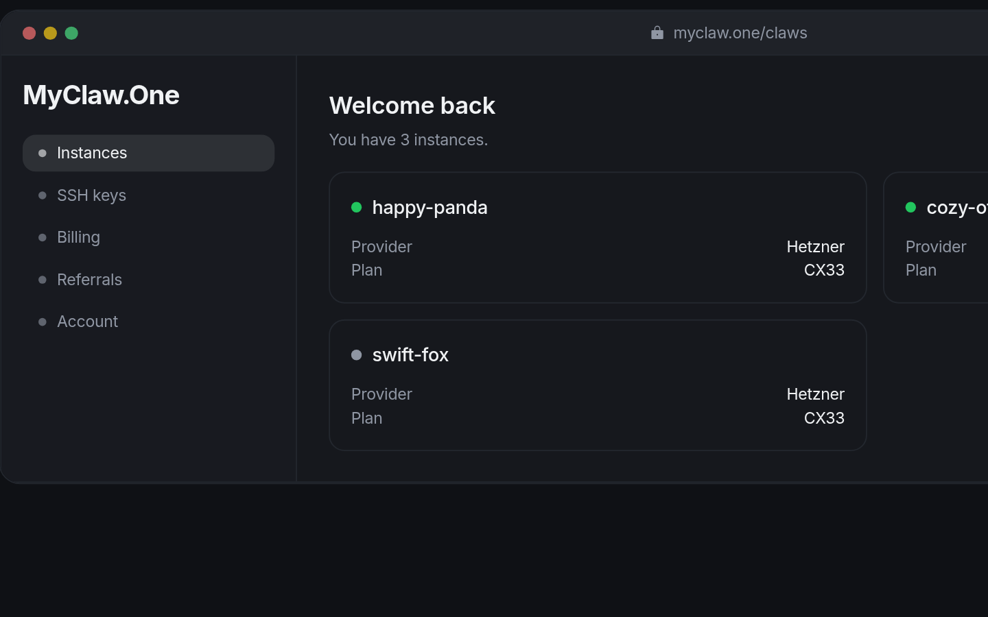 MyClaw screenshot